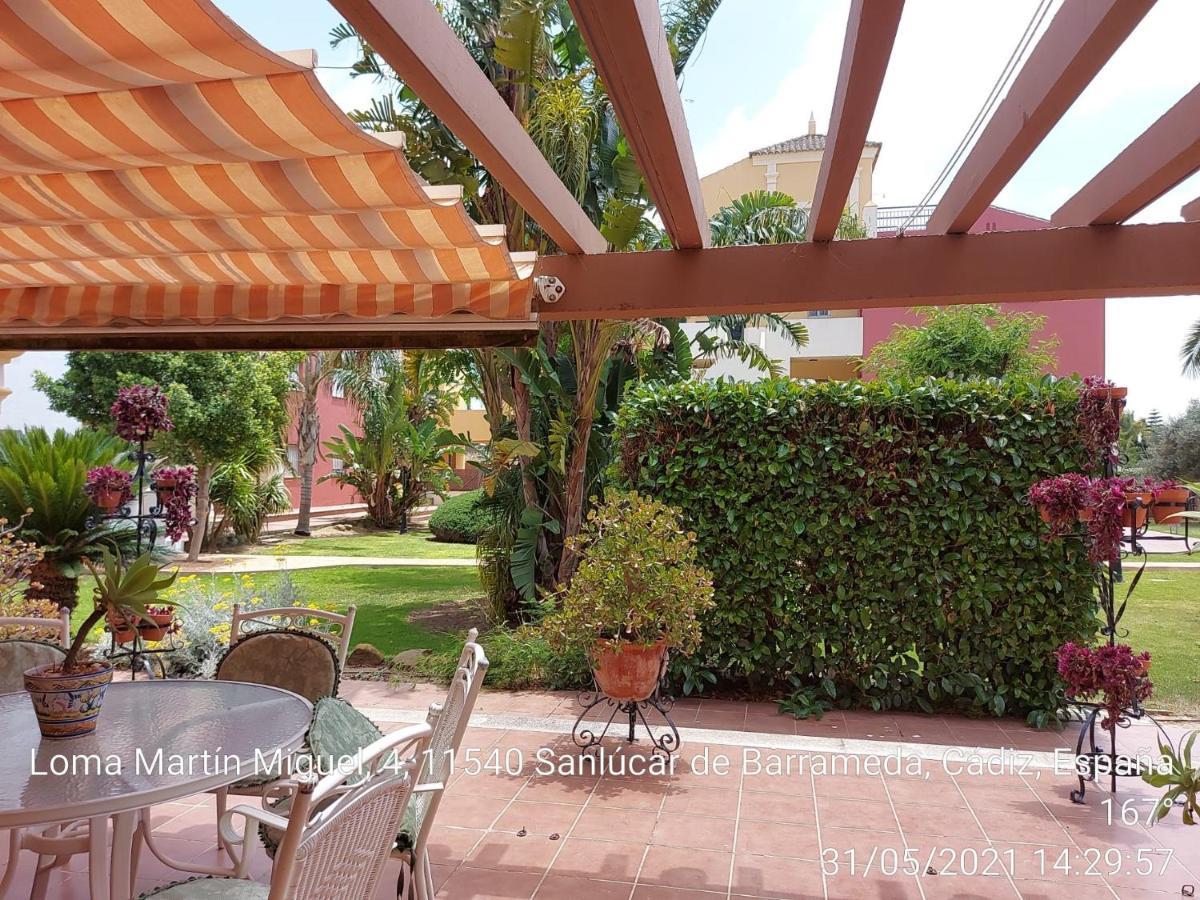 Apartamento BAJO CON TERRAZA. PISCINA y JARDIN COMUNITARIO Sanlúcar de Barrameda Exterior foto